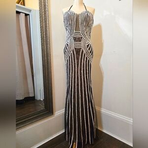 Stunning special occasion sequence gown